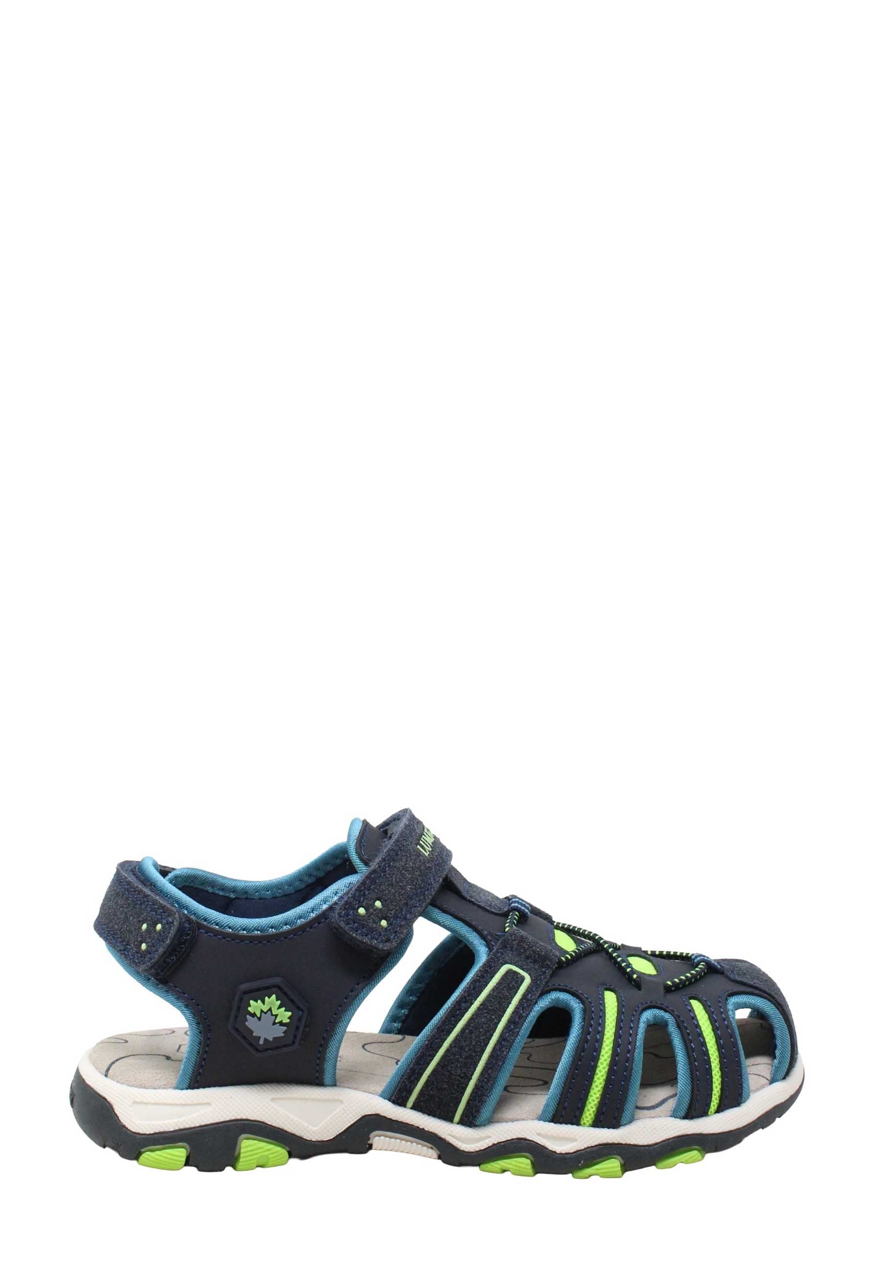 Sandali con strappi Blu Lumberjack