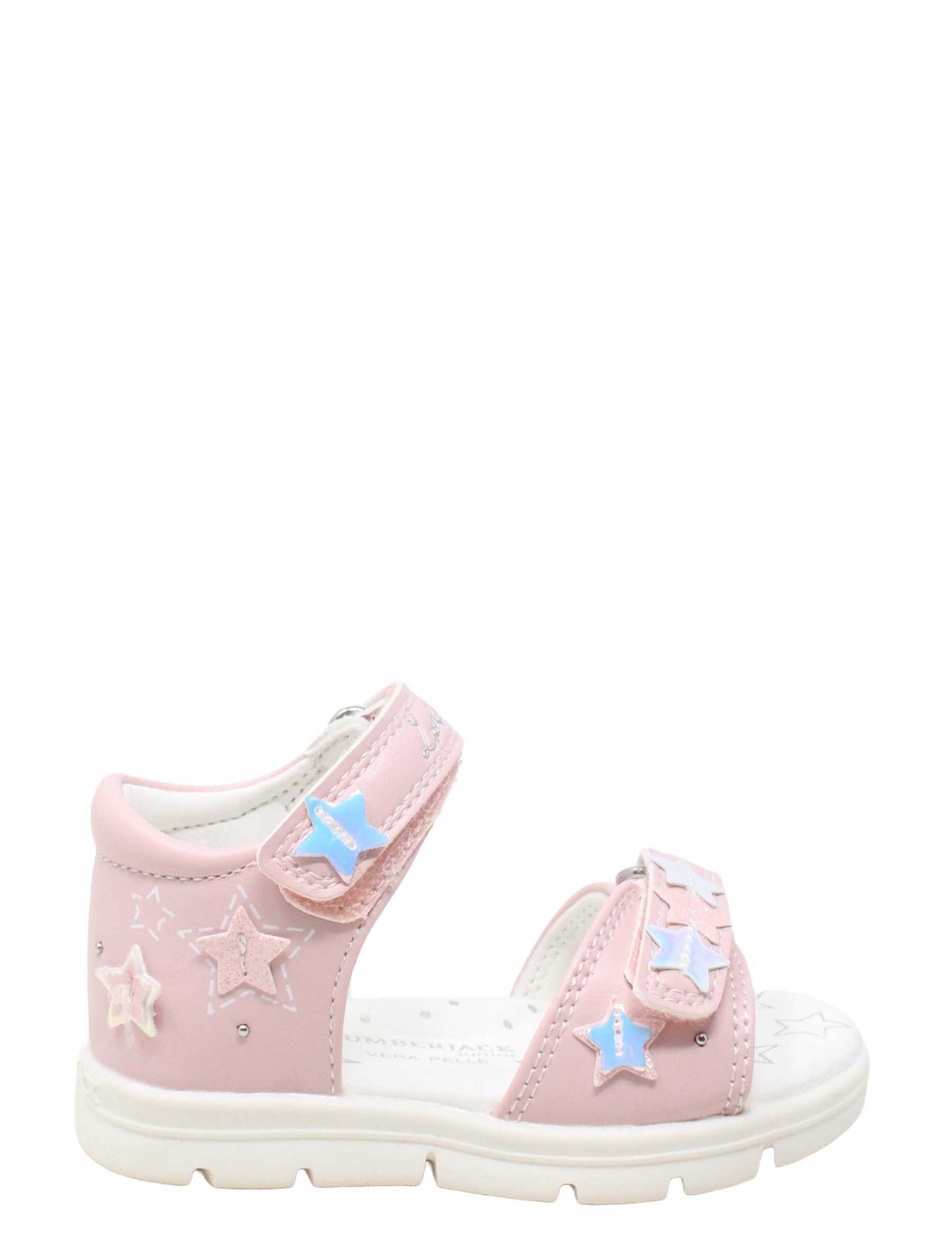 Sandali con strappi Rosa Lumberjack