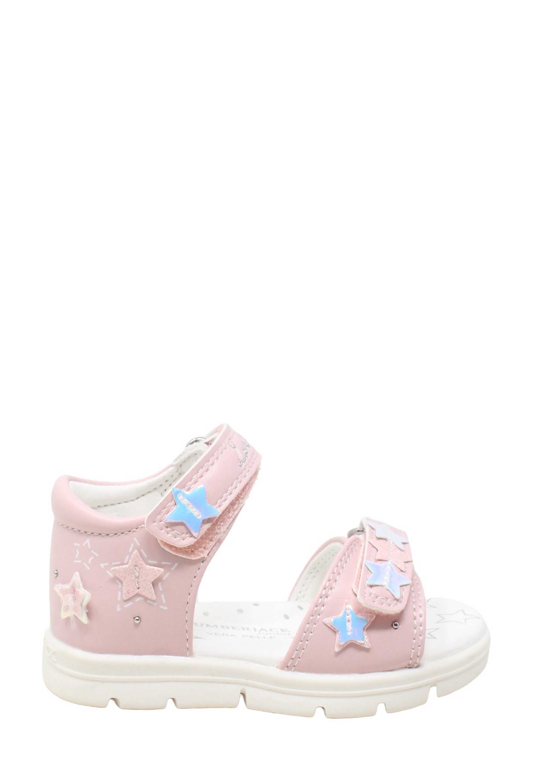 Sandali con strappi Rosa Lumberjack