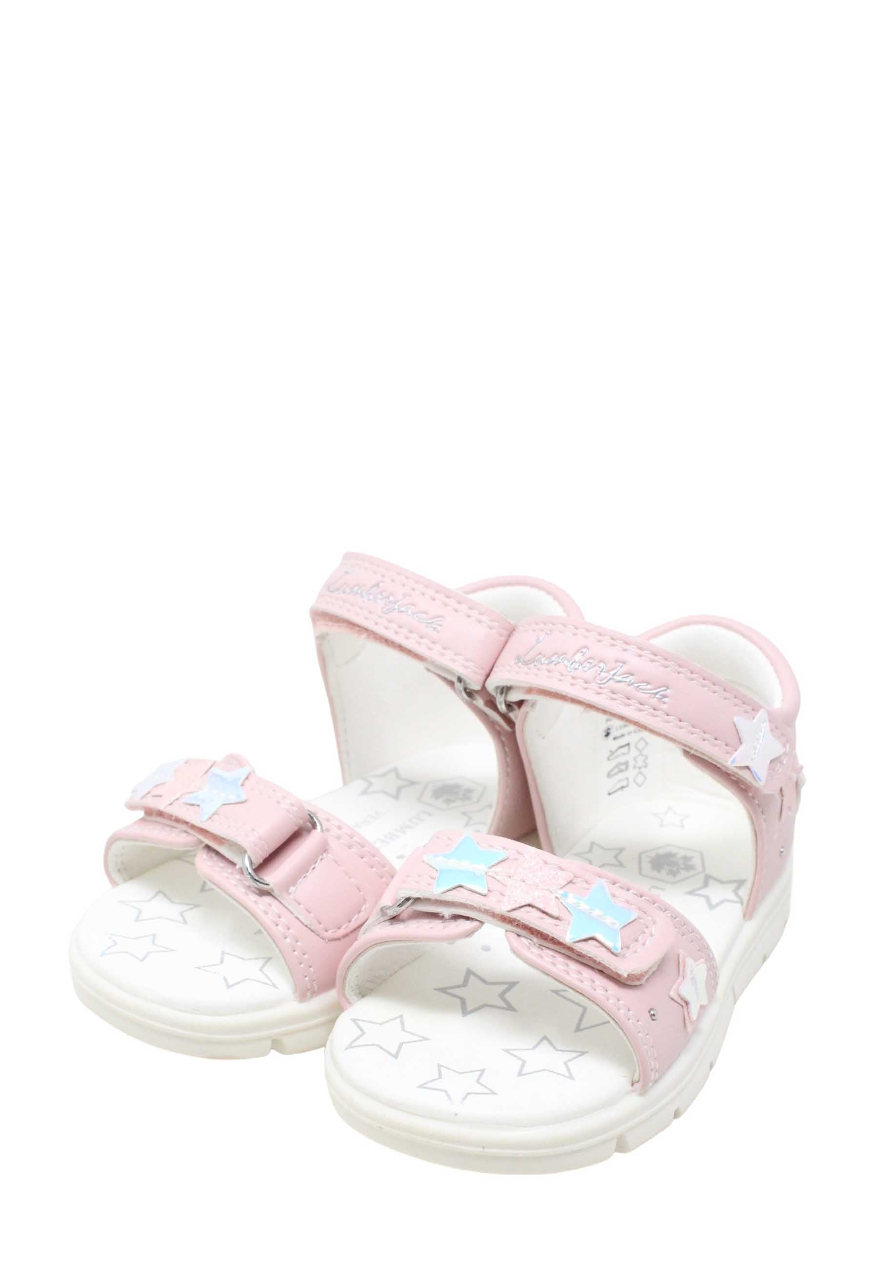 Sandali con strappi Rosa Lumberjack