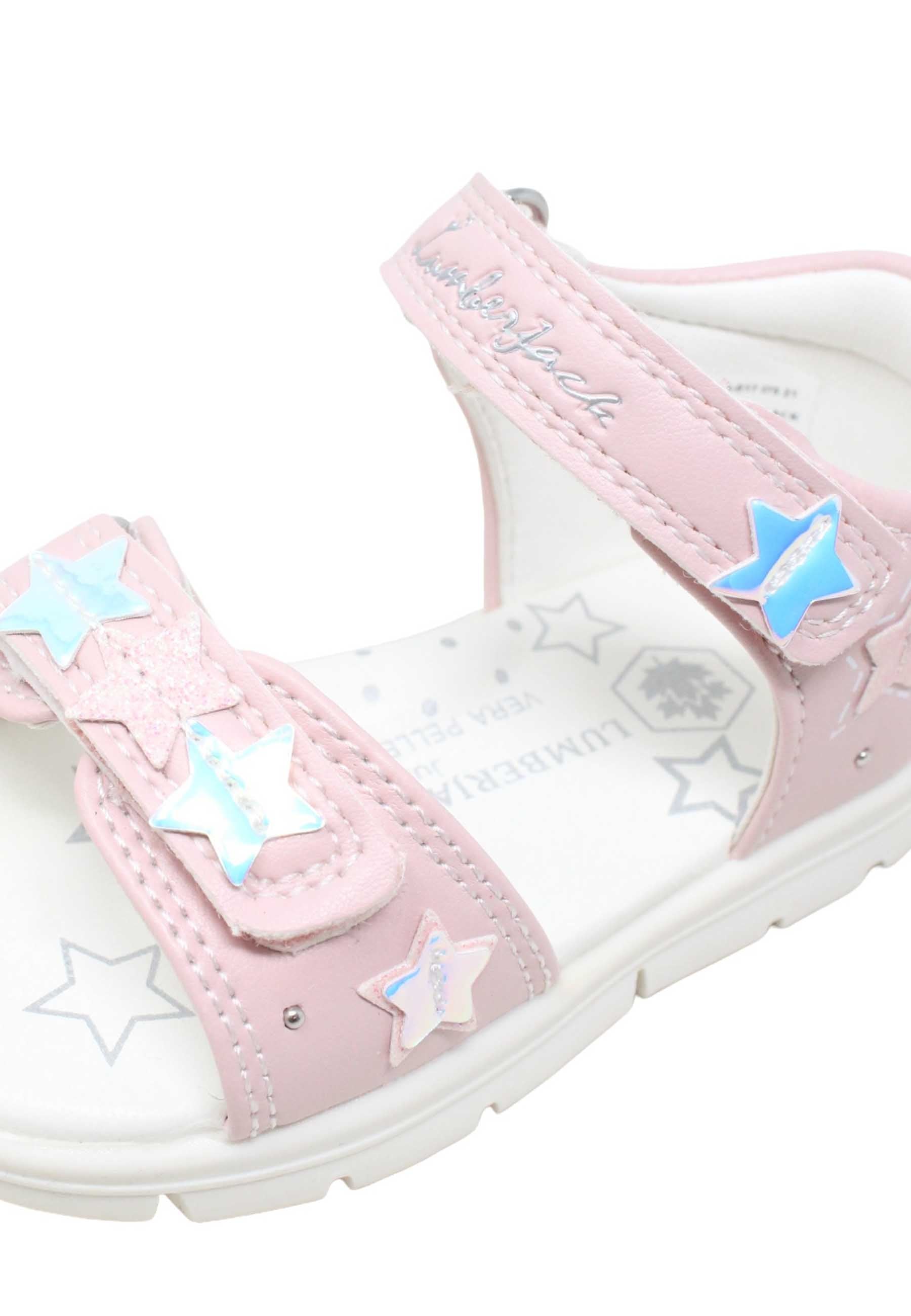 Sandali con strappi Rosa Lumberjack