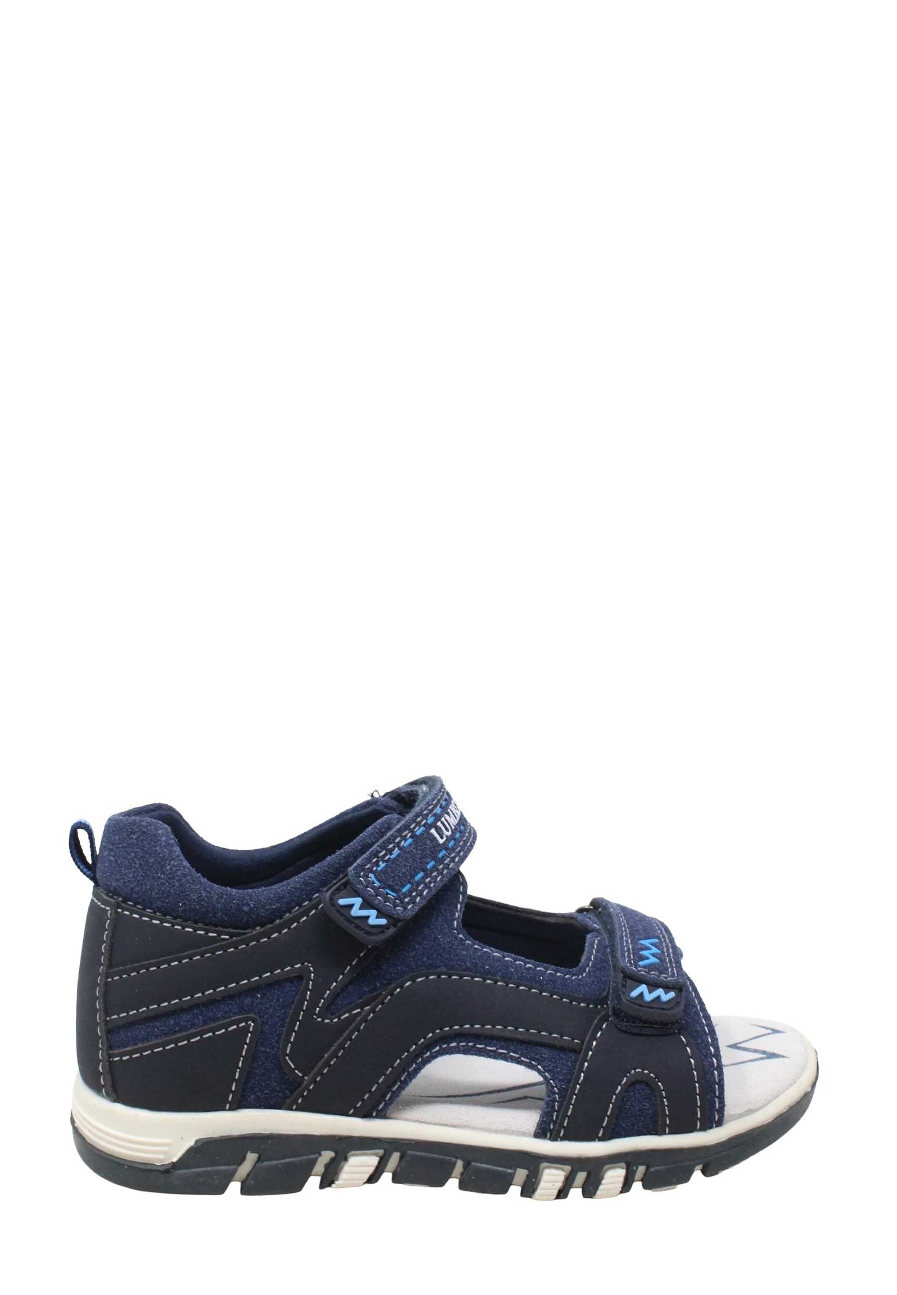 Sandali con strappi Blu Lumberjack