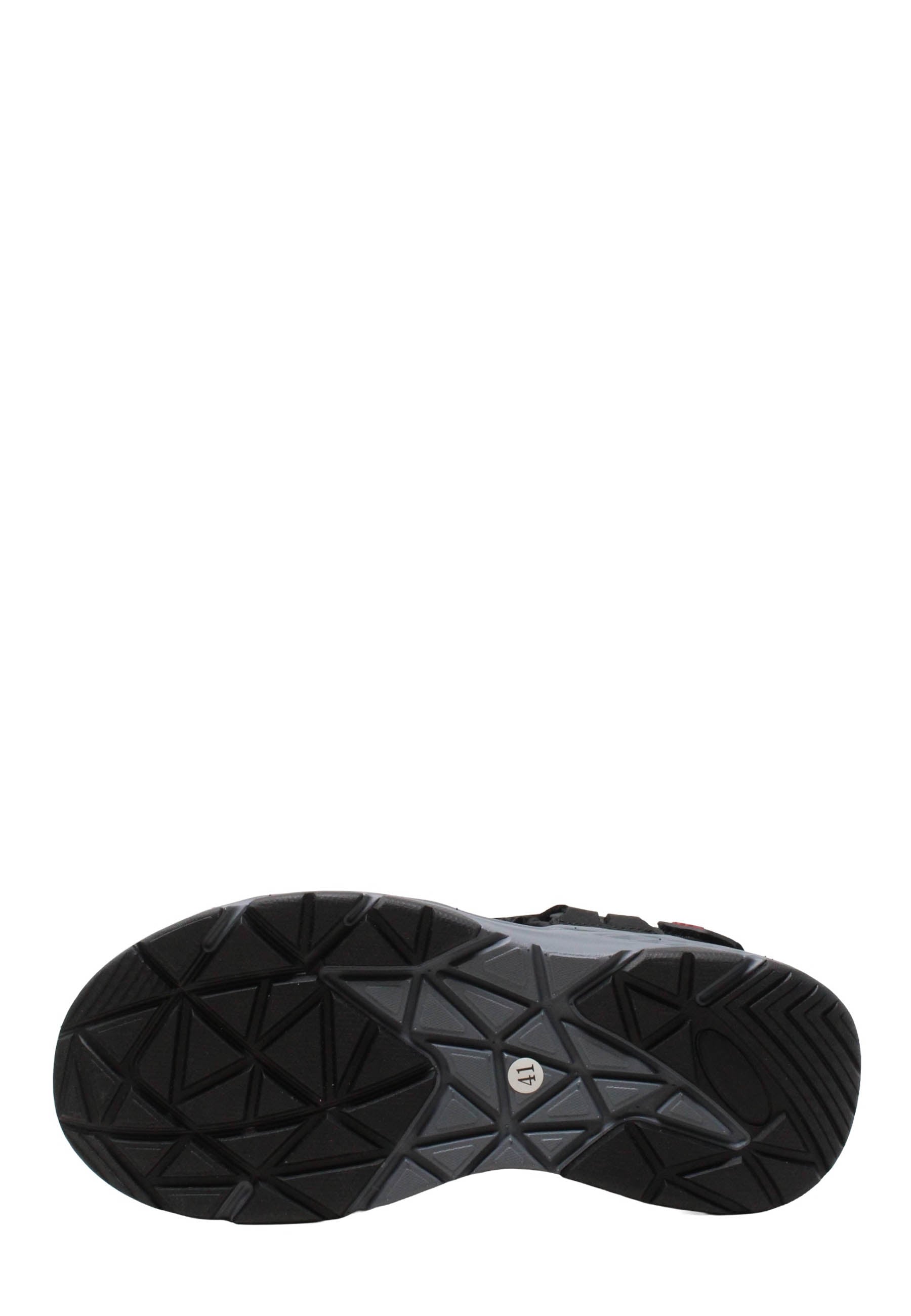Sandali con strappi Nero Lumberjack