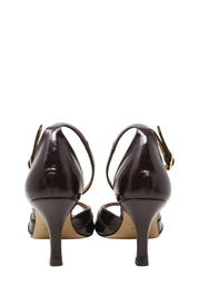 Sandali tacco Marrone Scuro Grace Shoes