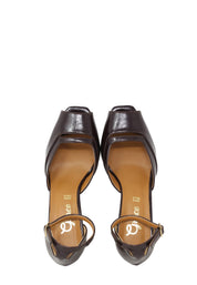 Sandali tacco Marrone Scuro Grace Shoes