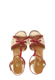 Sandali tacco Rosso Grace Shoes