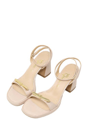 Sandali tacco Beige Grace Shoes