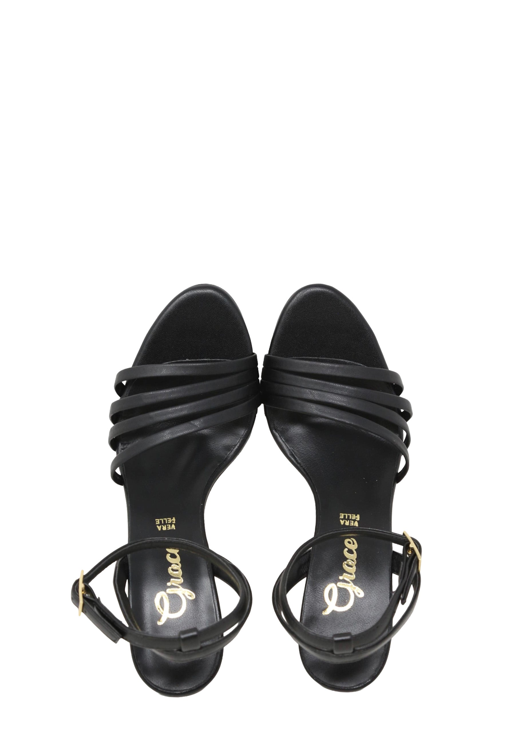 Sandali tacco Nero Grace Shoes