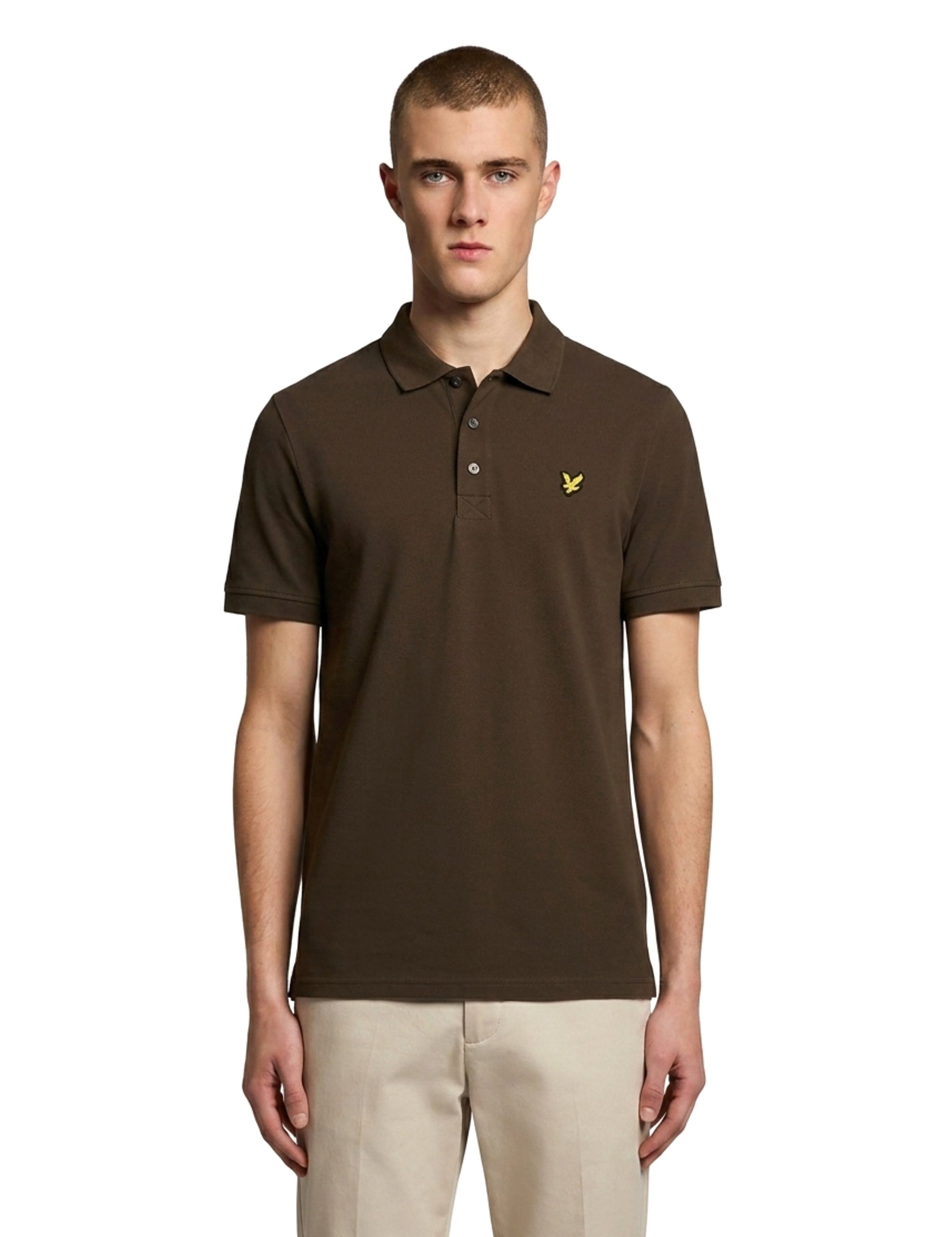 Polo Marrone Lyle & Scott