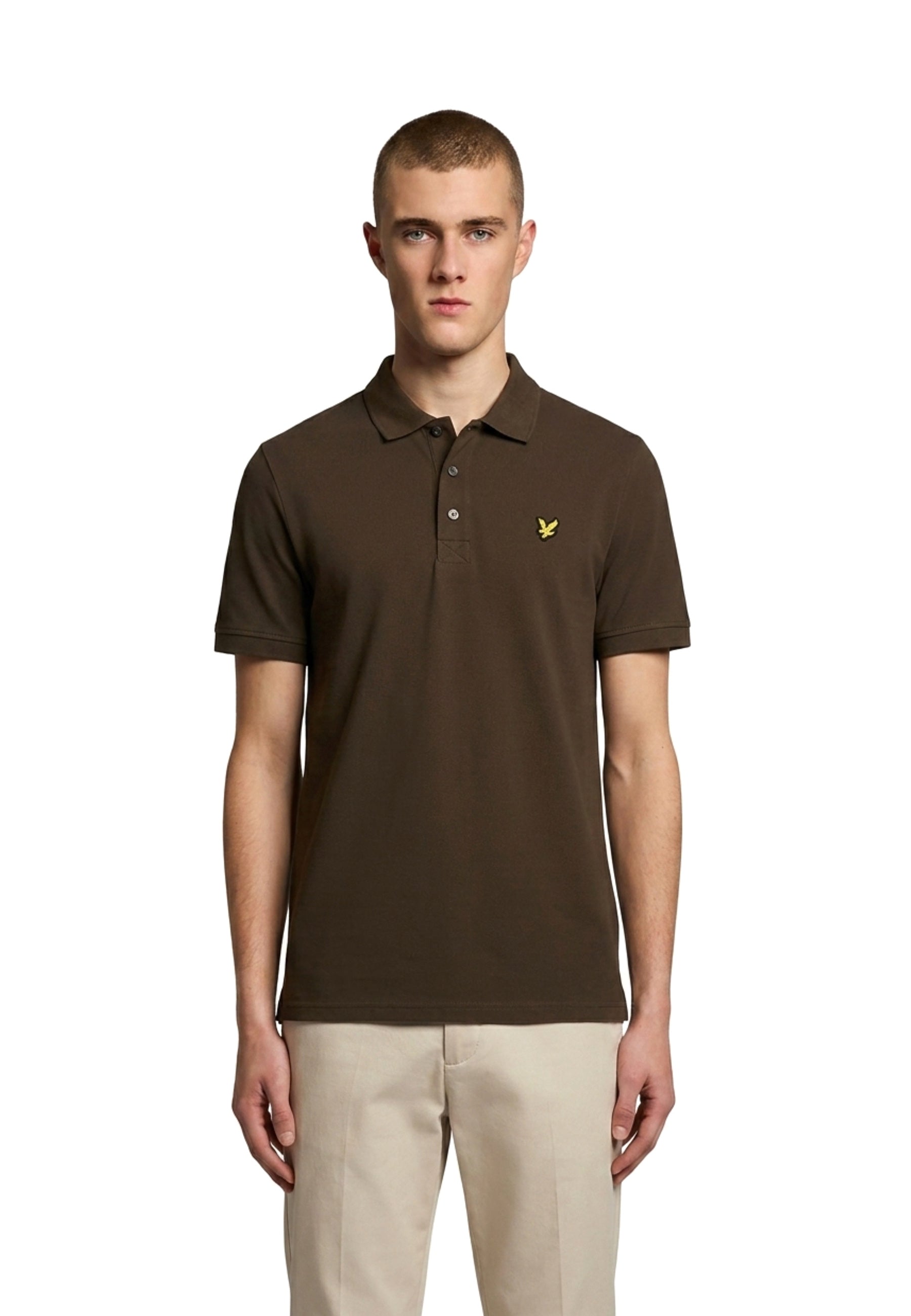 Polo Marrone Lyle & Scott