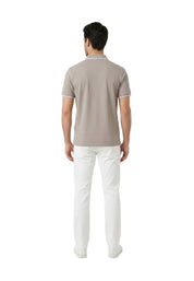 Polo Beige Bianco Navigare