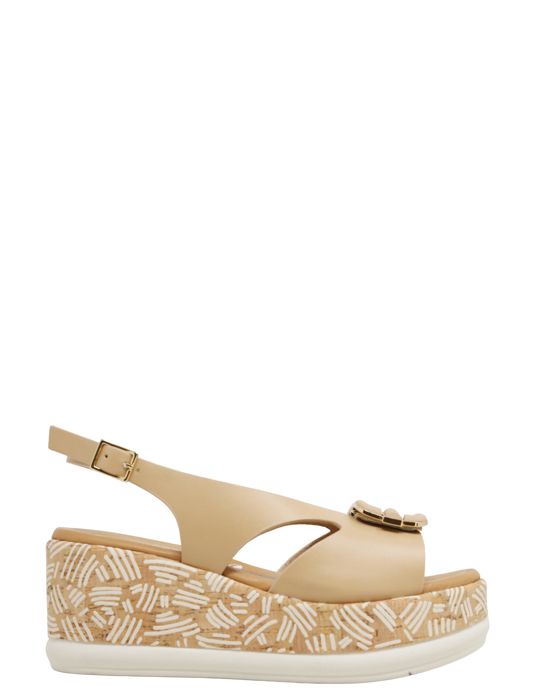 Sandali zeppa Beige Susimoda