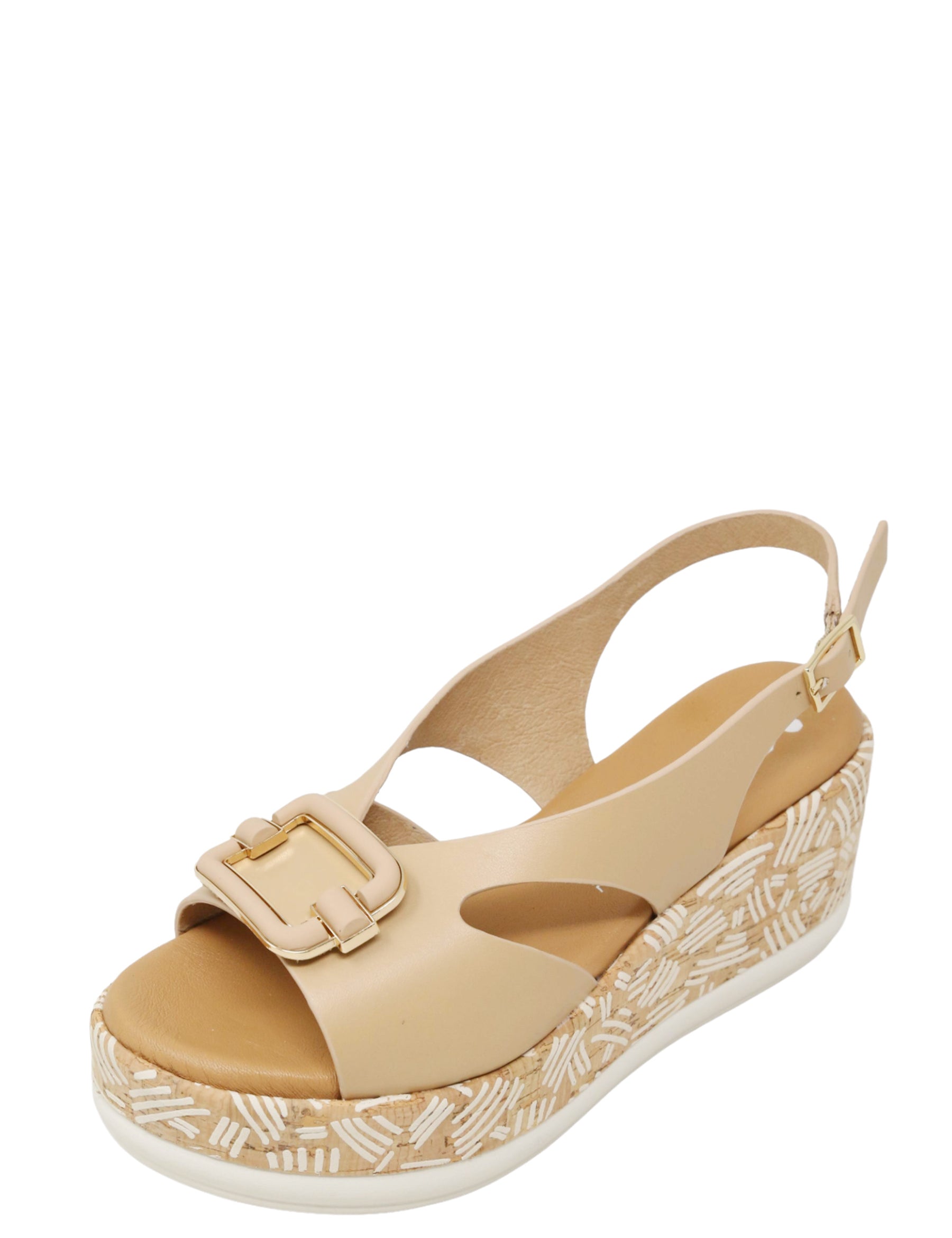 Sandali zeppa Beige Susimoda