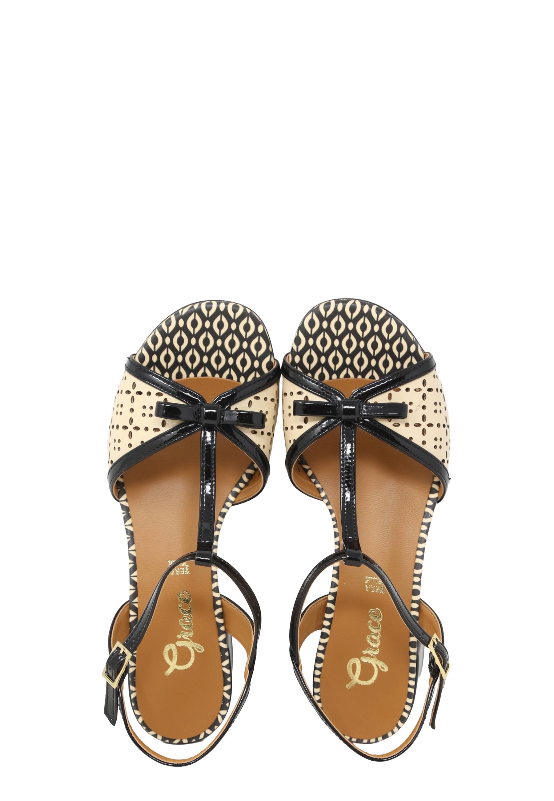 Sandali tacco Nero Grace Shoes