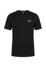 T-shirt Nero Giallo Ea7 Emporio Armani
