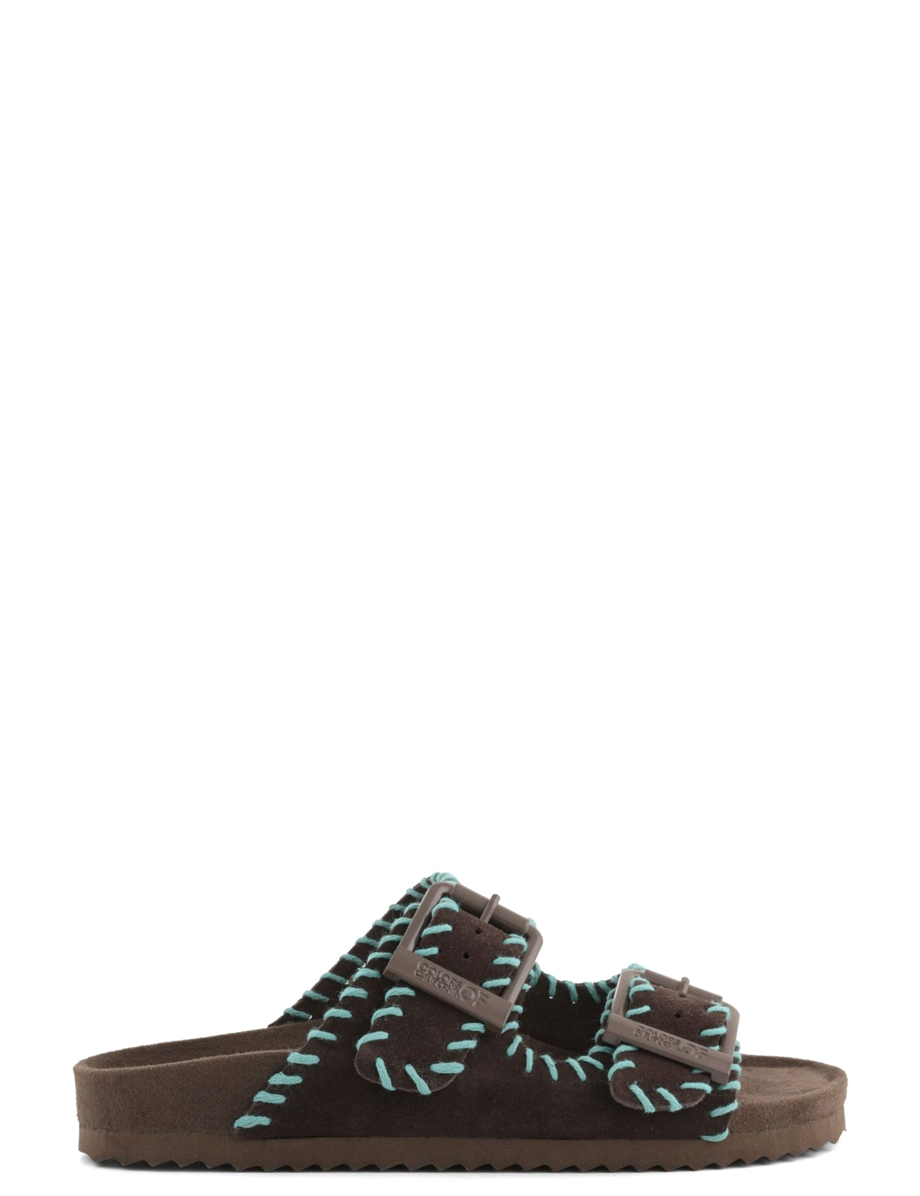 Sandali Marrone Scuro Colors Of California