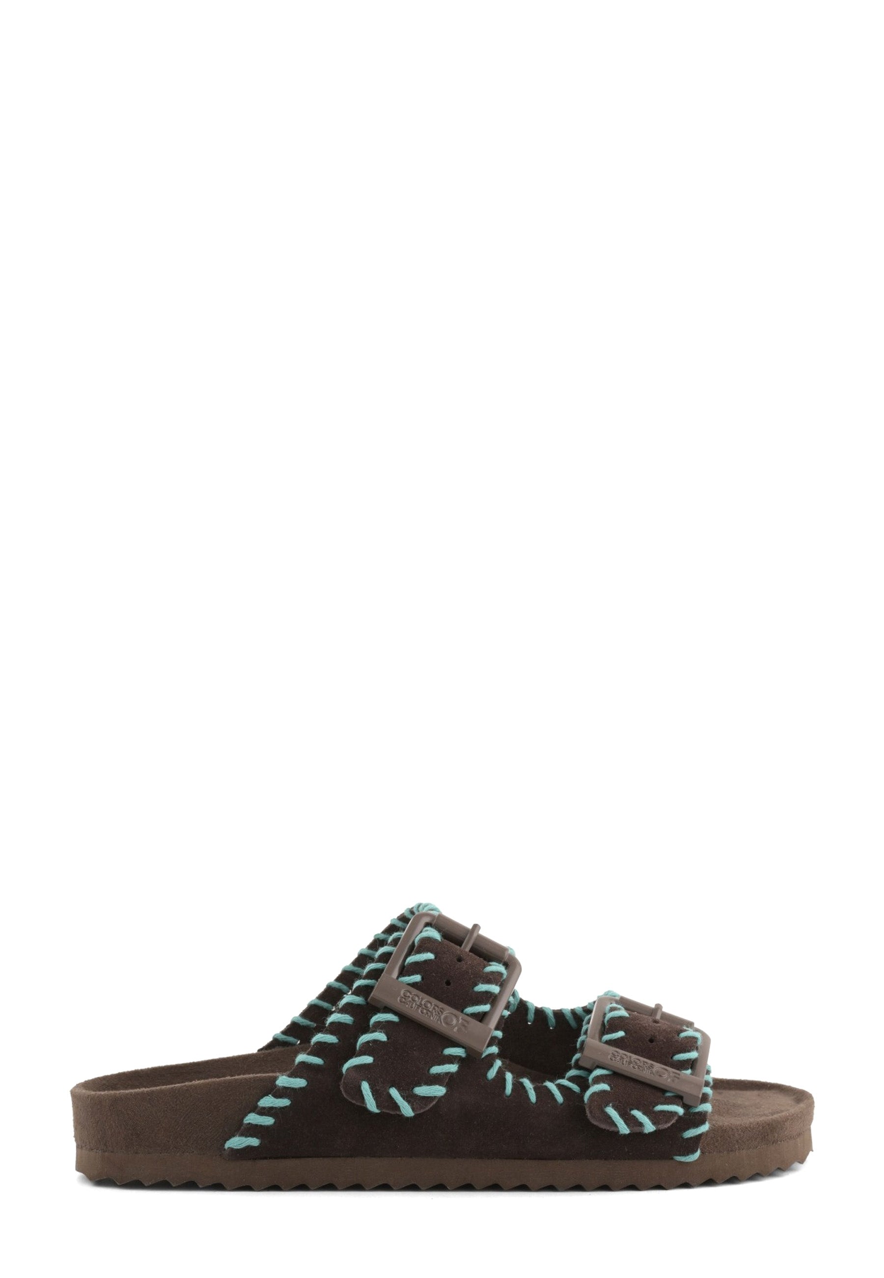 Sandali Marrone Scuro Colors Of California