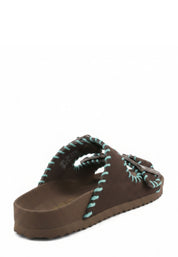 Sandali Marrone Scuro Colors Of California