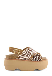 Sandali zeppa Beige Colors Of California