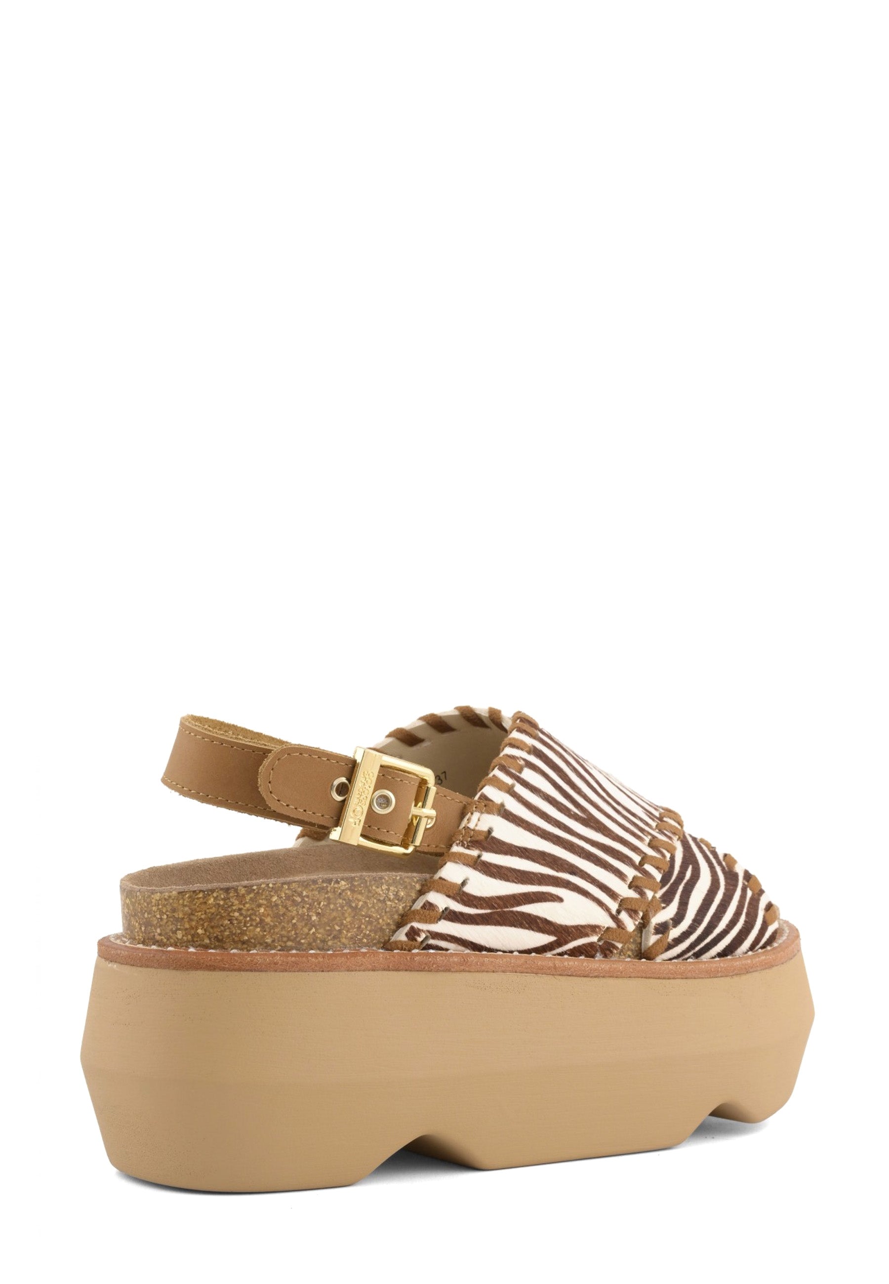 Sandali zeppa Beige Colors Of California