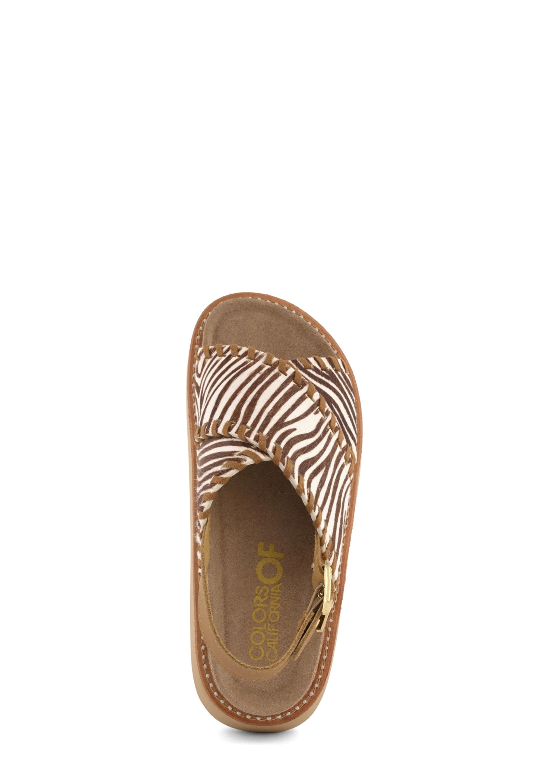 Sandali zeppa Beige Colors Of California