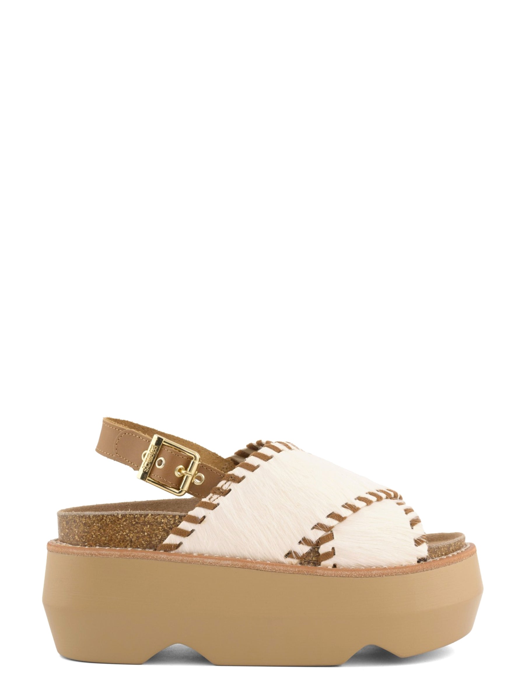 Sandali zeppa Bianco Colors Of California