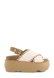 Sandali zeppa Bianco Colors Of California