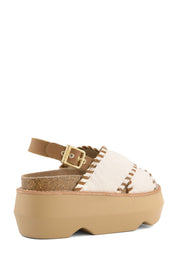 Sandali zeppa Bianco Colors Of California