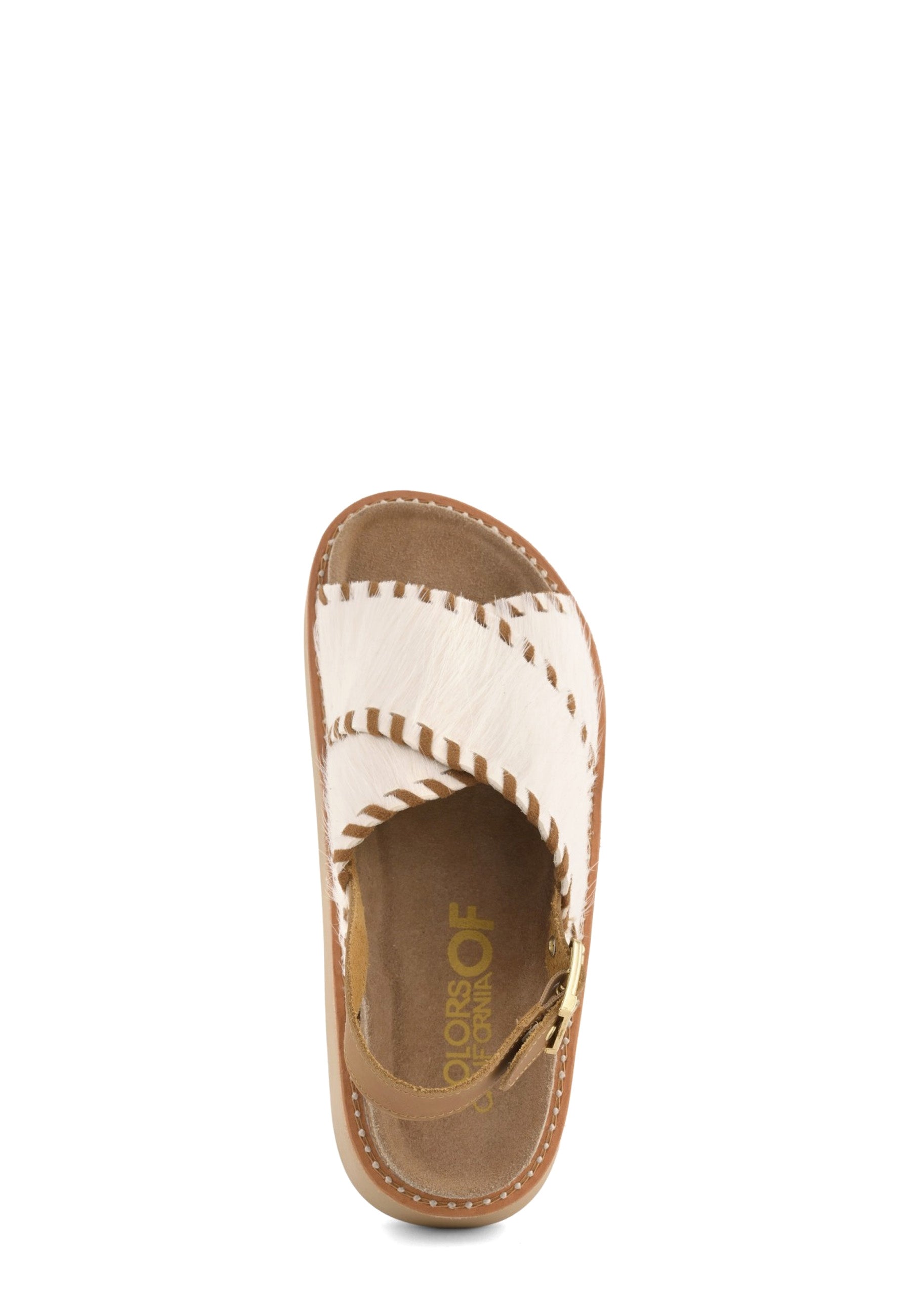 Sandali zeppa Bianco Colors Of California