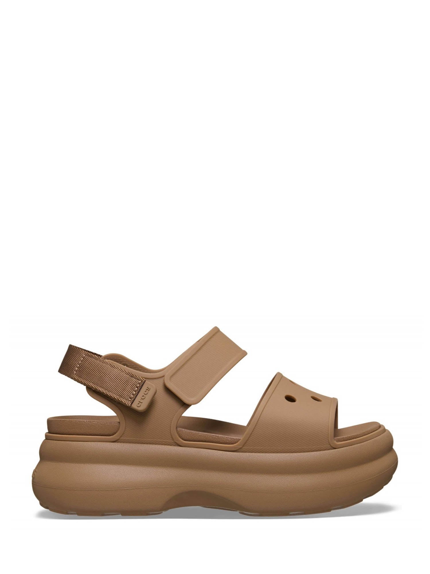 Sandali con strappi Marrone Crocs