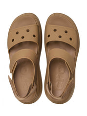Sandali con strappi Marrone Crocs