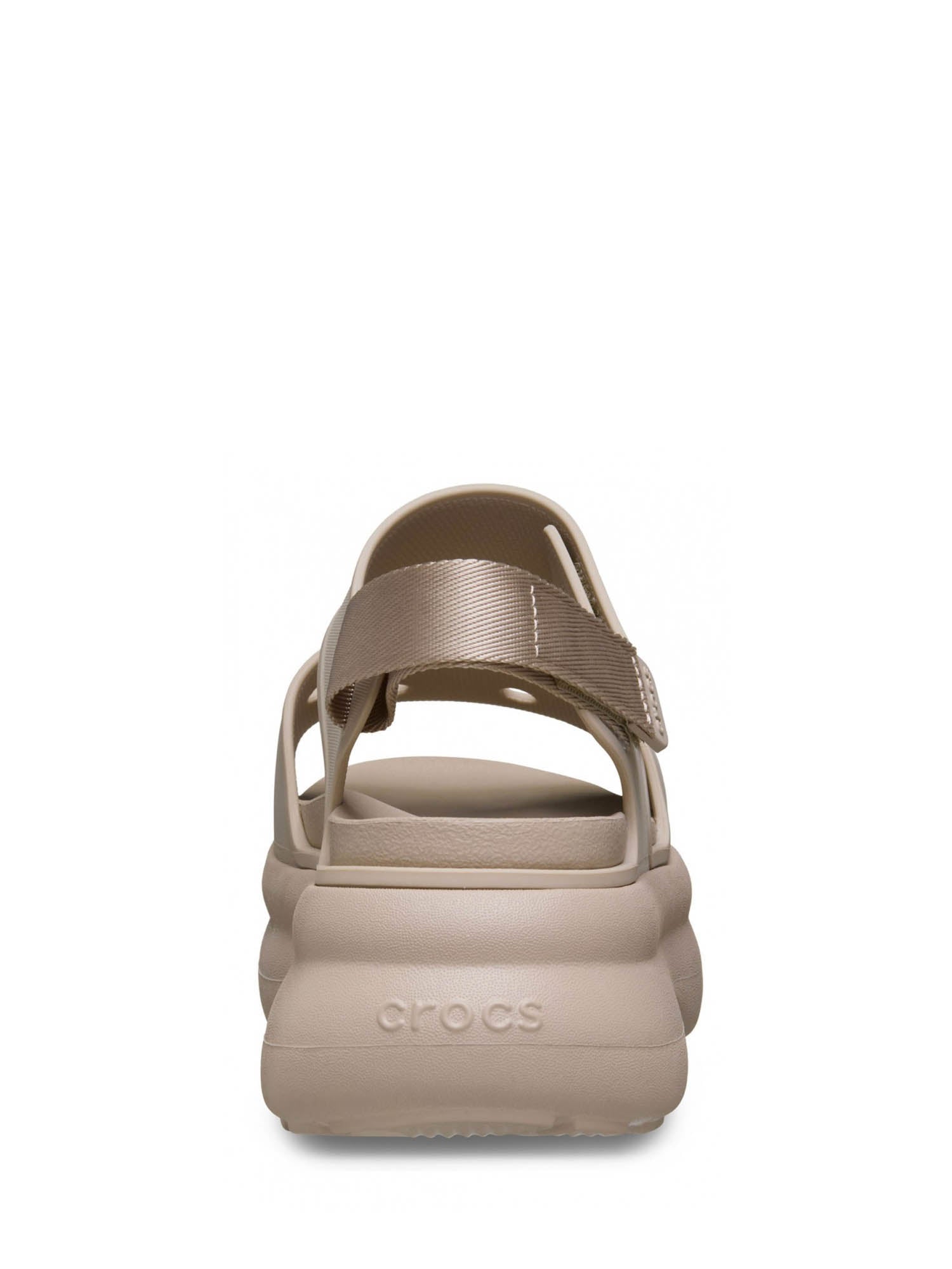 Sandali con strappi Beige Crocs