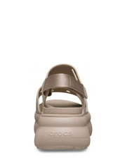 Sandali con strappi Beige Crocs