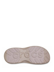 Sandali con strappi Beige Crocs