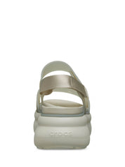 Sandali zeppa Beige Crocs
