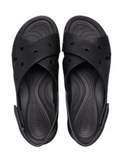 Sandali zeppa Nero Crocs