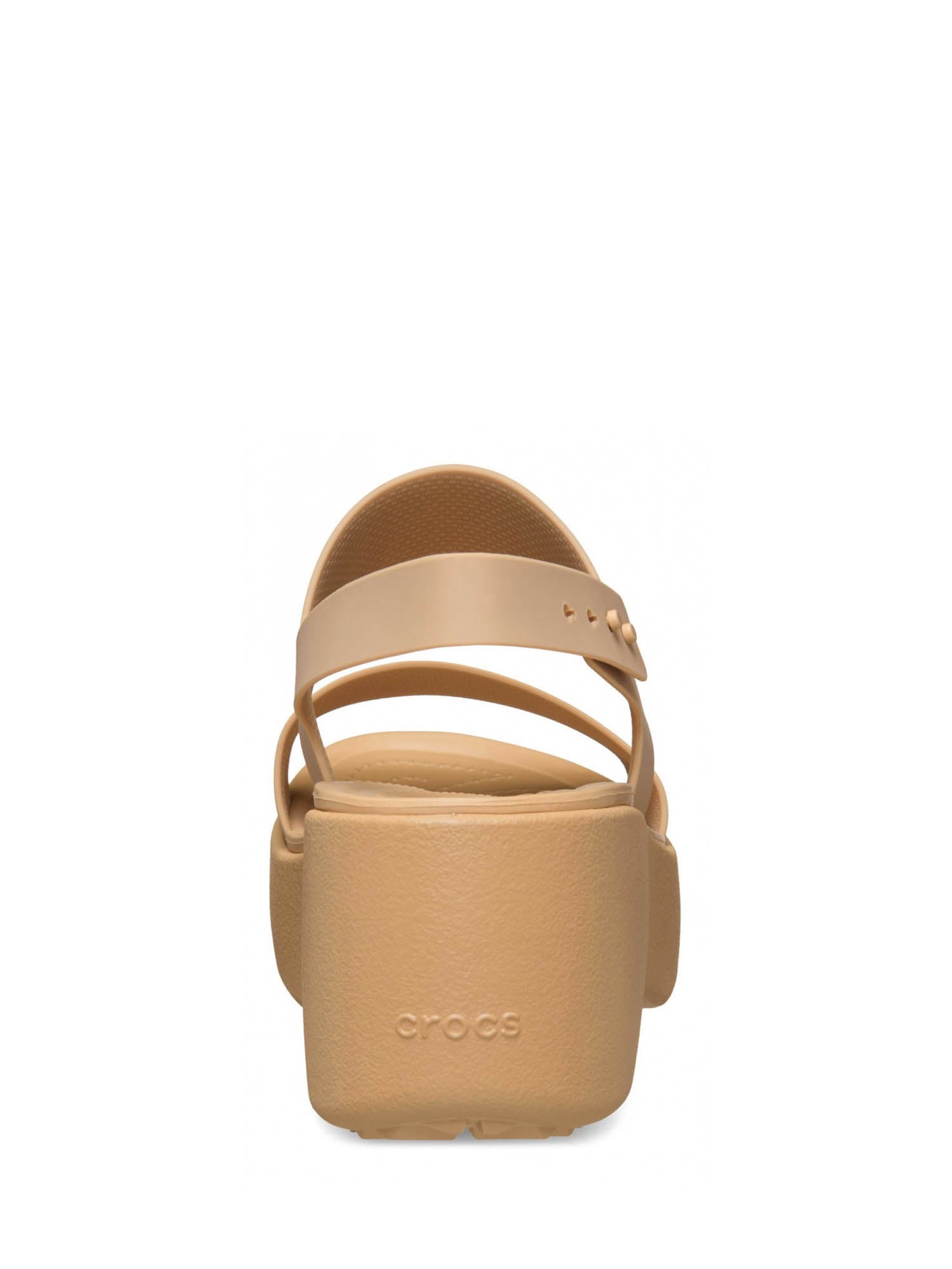 Sandali zeppa Beige Crocs