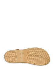 Sandali zeppa Beige Crocs