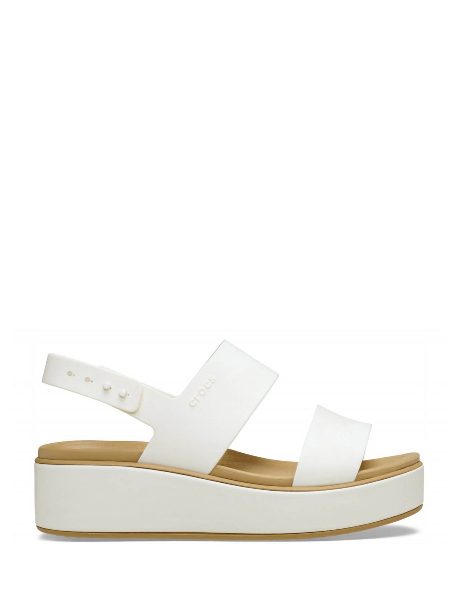 Sandali zeppa Bianco Crocs