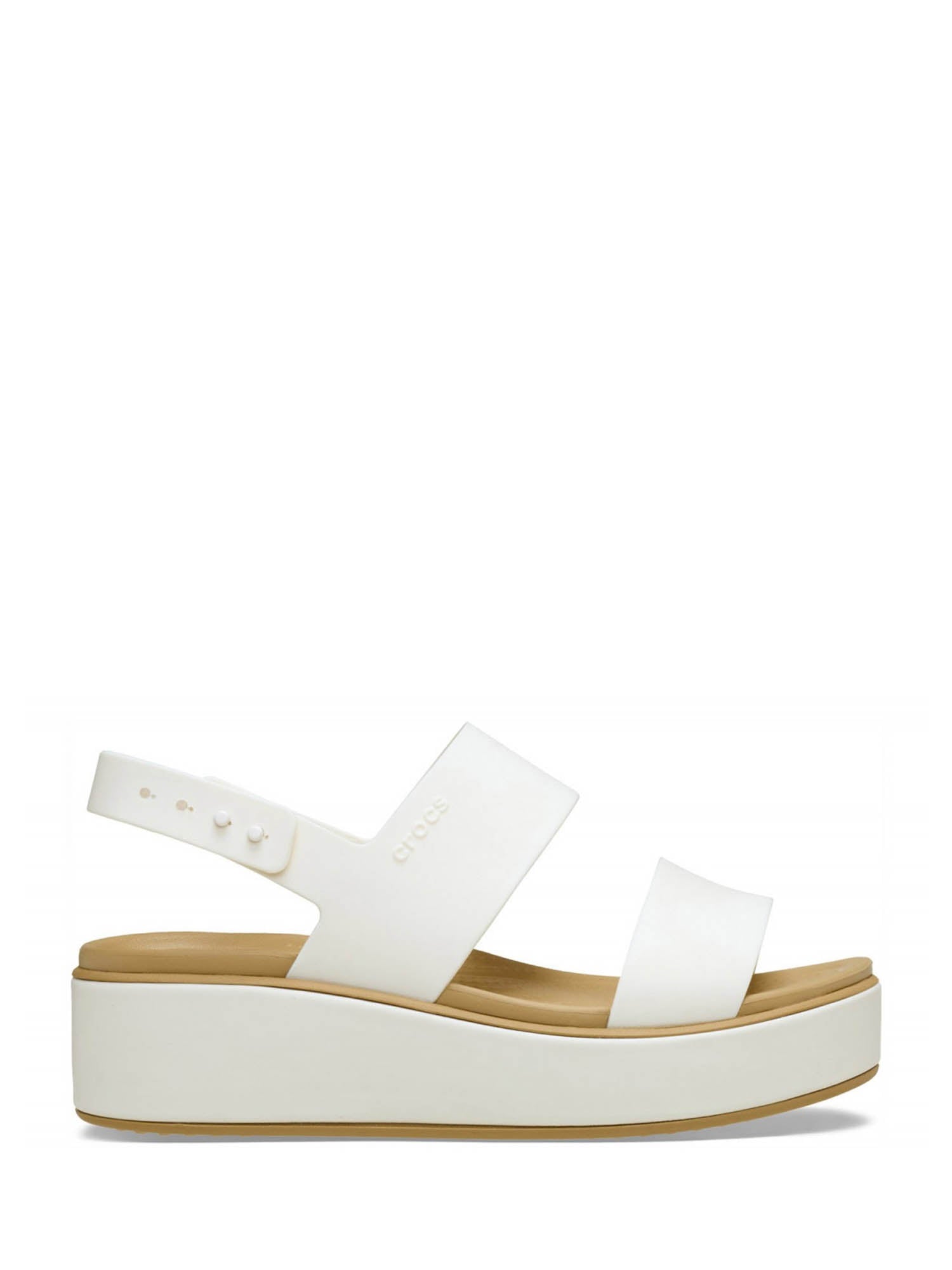 Sandali zeppa Bianco Crocs