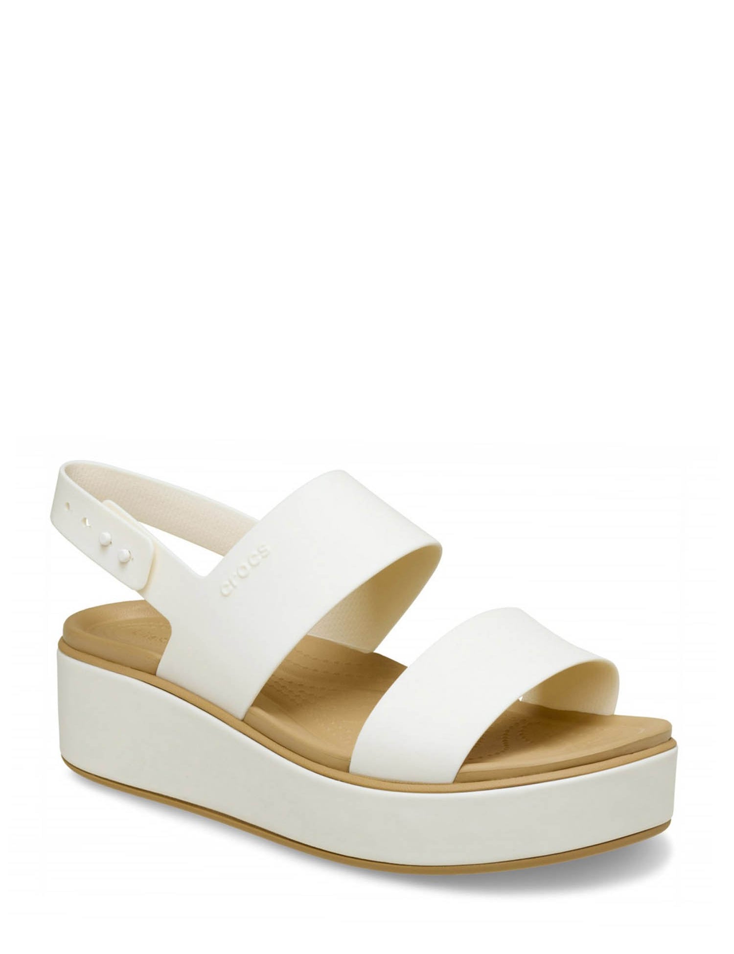 Sandali zeppa Bianco Crocs