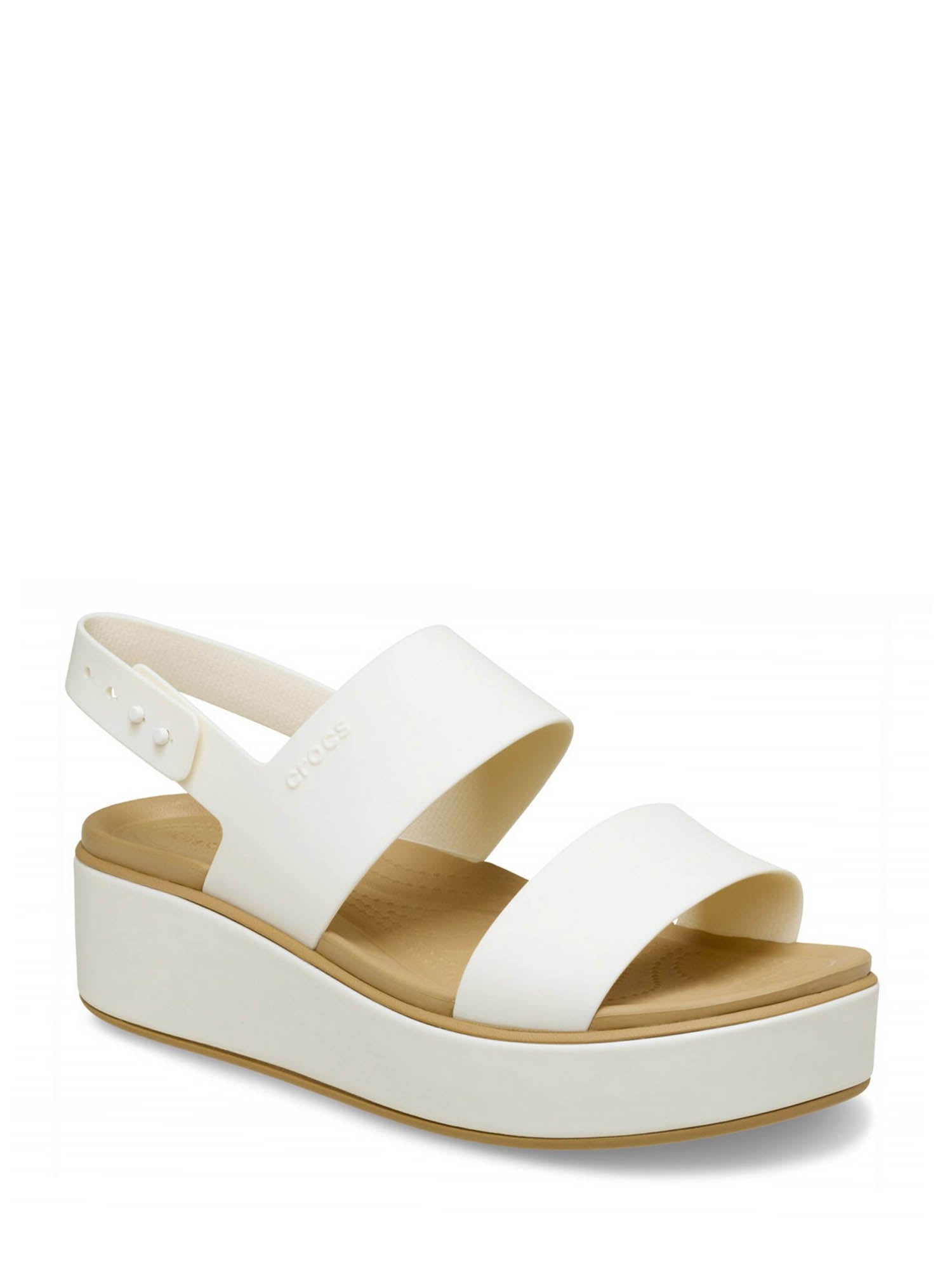 Sandali zeppa Bianco Crocs