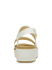 Sandali zeppa Bianco Crocs
