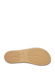 Sandali zeppa Nero Crocs