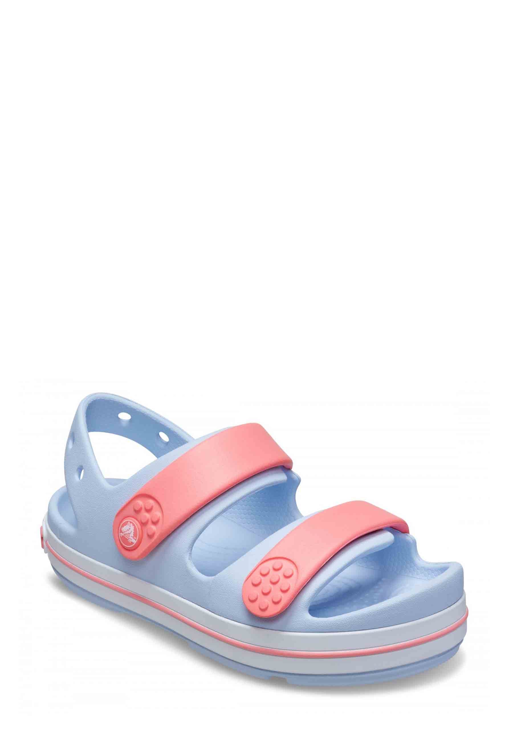 Sandali con strappi Celeste Rosa Crocs