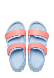 Sandali con strappi Celeste Rosa Crocs