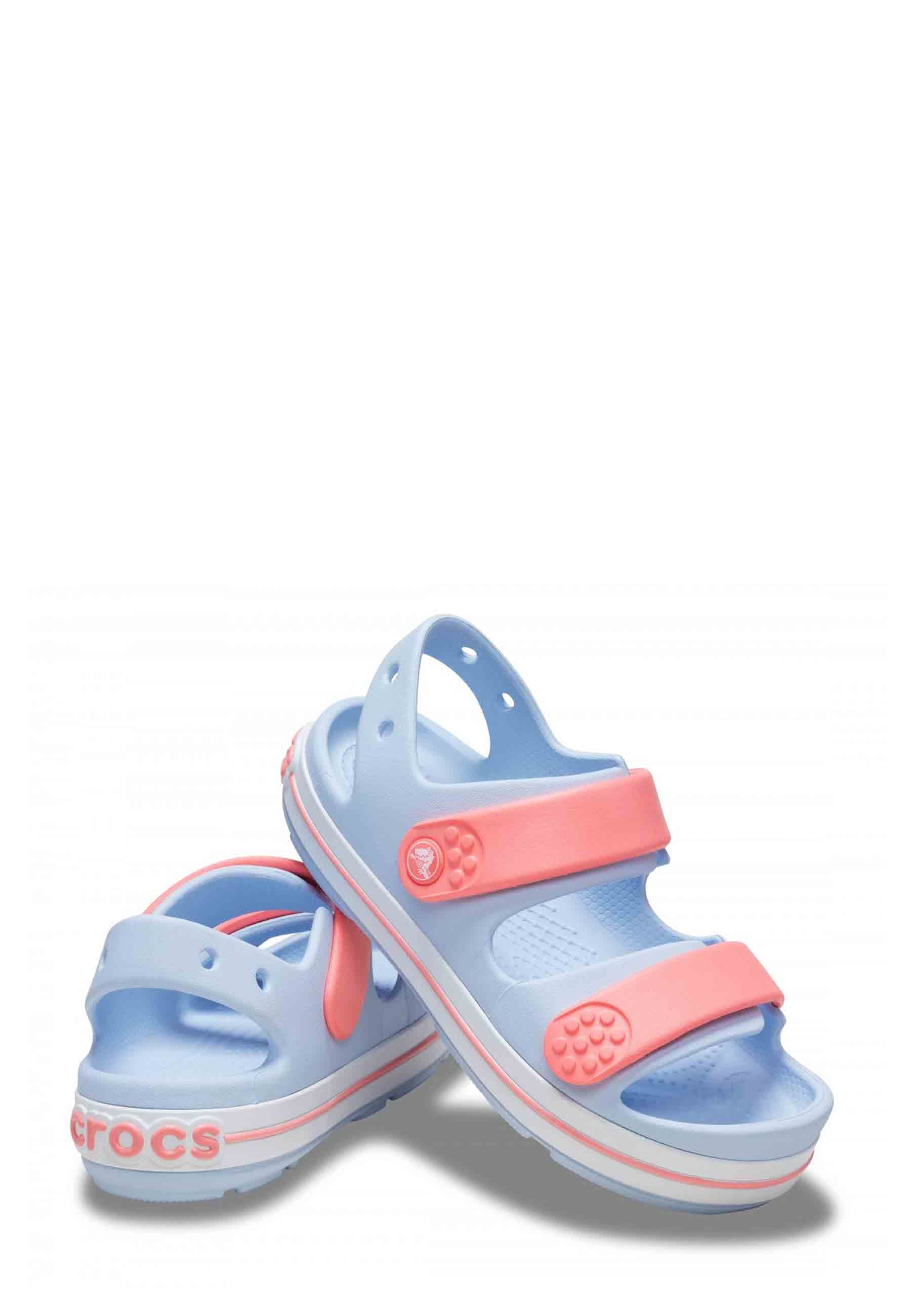 Sandali con strappi Celeste Rosa Crocs