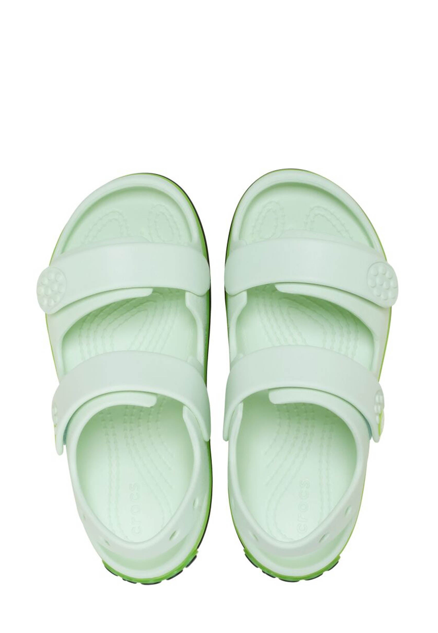 Sandali con strappi Verde Crocs