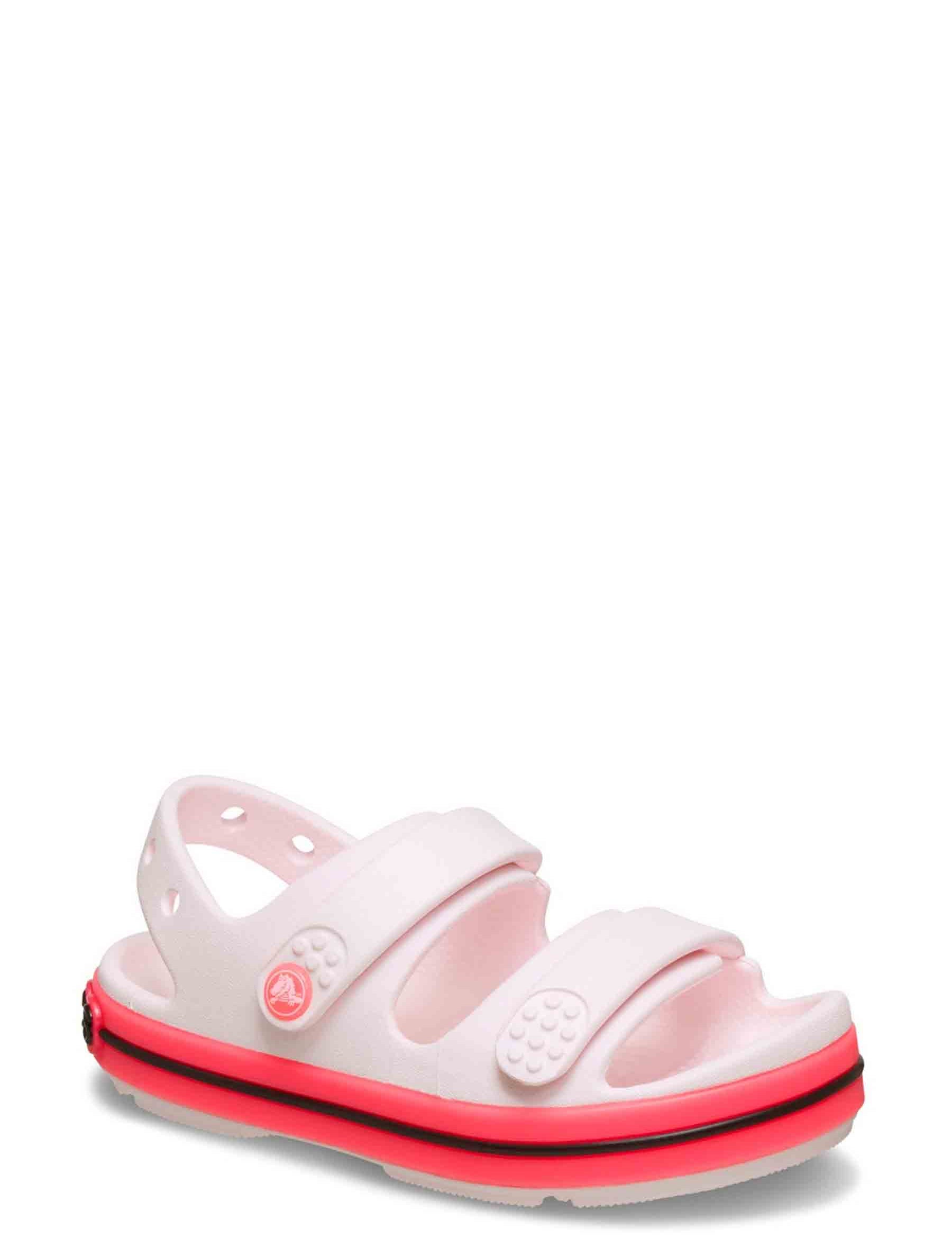 Sandali con strappi Rosa Crocs