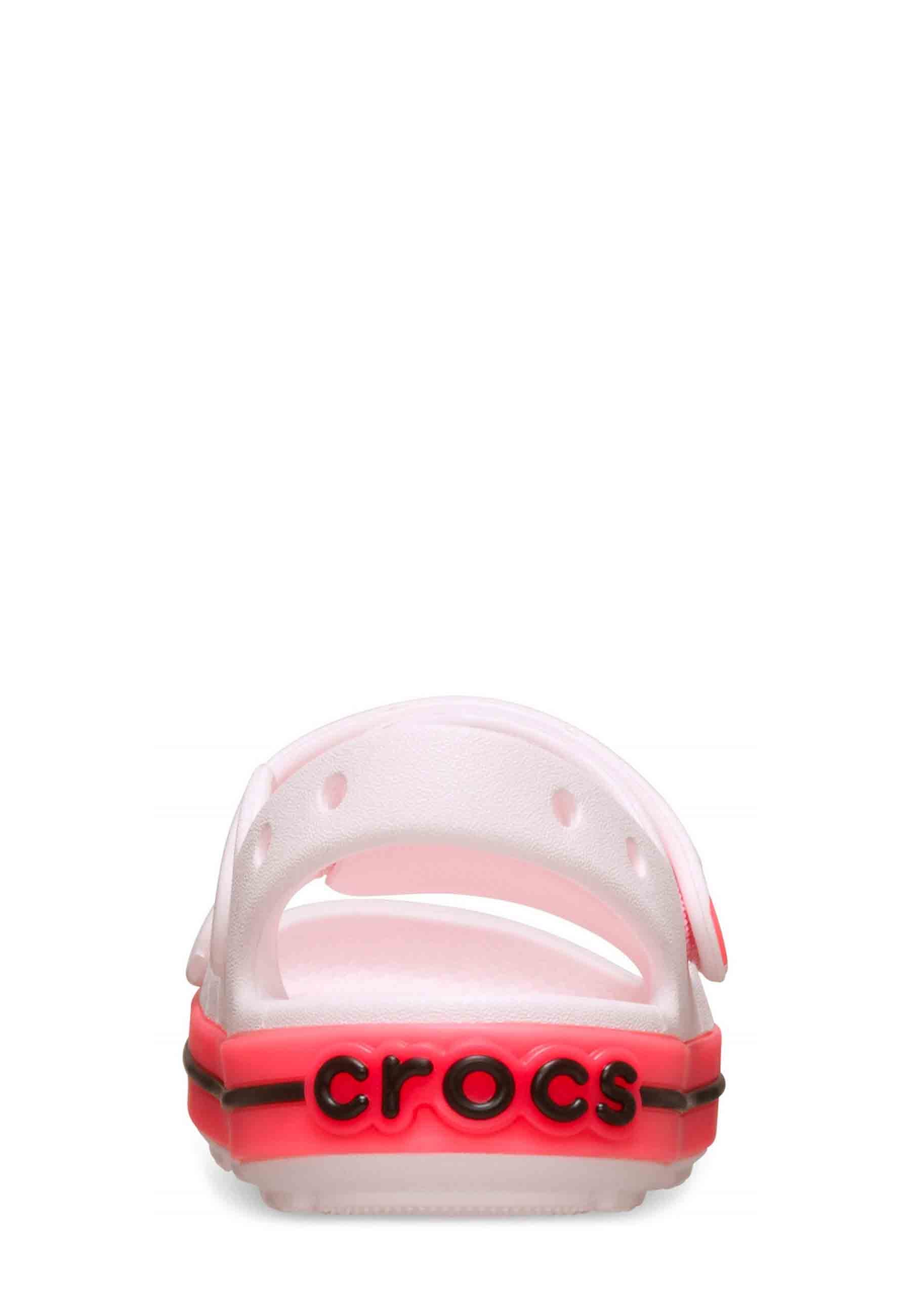 Sandali con strappi Rosa Crocs